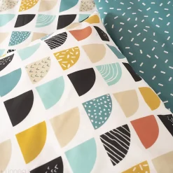 Parure de lit 200x200 cm mixte BLUE bleu