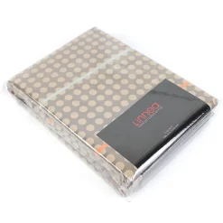 Parure de lit 260x240 cm Satin de coton DAUPHINE Marron