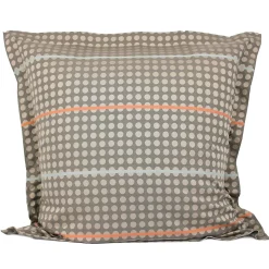 Parure de lit 260x240 cm Satin de coton DAUPHINE Marron