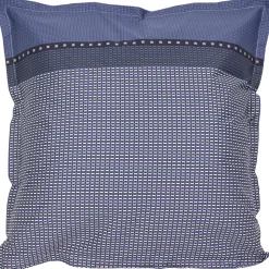 Parure de lit 260x240 cm satin de coton ENZO bleu