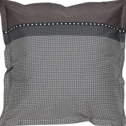 Parure de lit 200x200 cm satin de coton ENZO noir