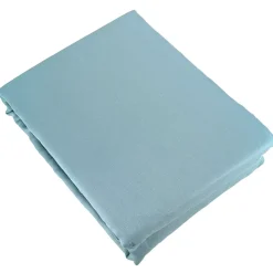 Parure de lit 240x220 cm satin de coton SAPRI vert céladon 3 pièces