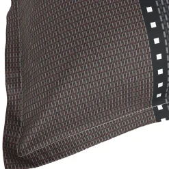 Parure de lit 140x200 cm 50x70 cm en satin de coton ENZO noir