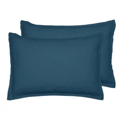 Parure housse de couette 240x220 cm avec 2 taies 50x70 cm en coton Denim STUDIO