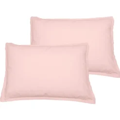 Parure housse de couette 140x200 cm avec 2 taies 50x70 cm en coton Poudre STUDIO