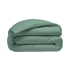 Parure housse de couette 200x200 cm avec 2 taies 65x65 cm en coton Lichen STUDIO