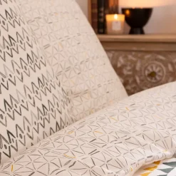 Parure imprimée Aquar vert 240x220cm - Atmosphera