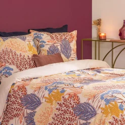 Parure imprimée Walaa beige 240x220cm - Atmosphera