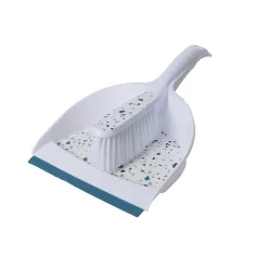 Pelle avec rebord en gomme et balayette Terrazzo