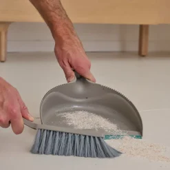 Pelle et balayette à poils doux GoodHome gris l.23cm