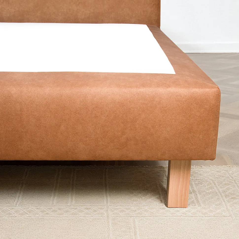 Pied de lit carré en bois Hauteur 15 cm (vendu à l'unité)