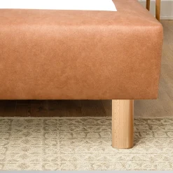 Pied de lit cylindrique en bois Hauteur 30 cm (vendu à l'unité)