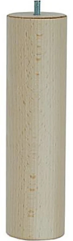 Pied de lit cylindrique H. 250 mm x ø70 mm brut