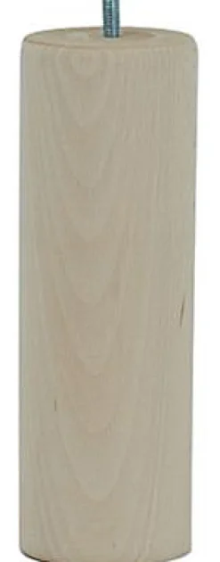 Pied de lit cylindrique H. 200 mm x ø70 mm brut
