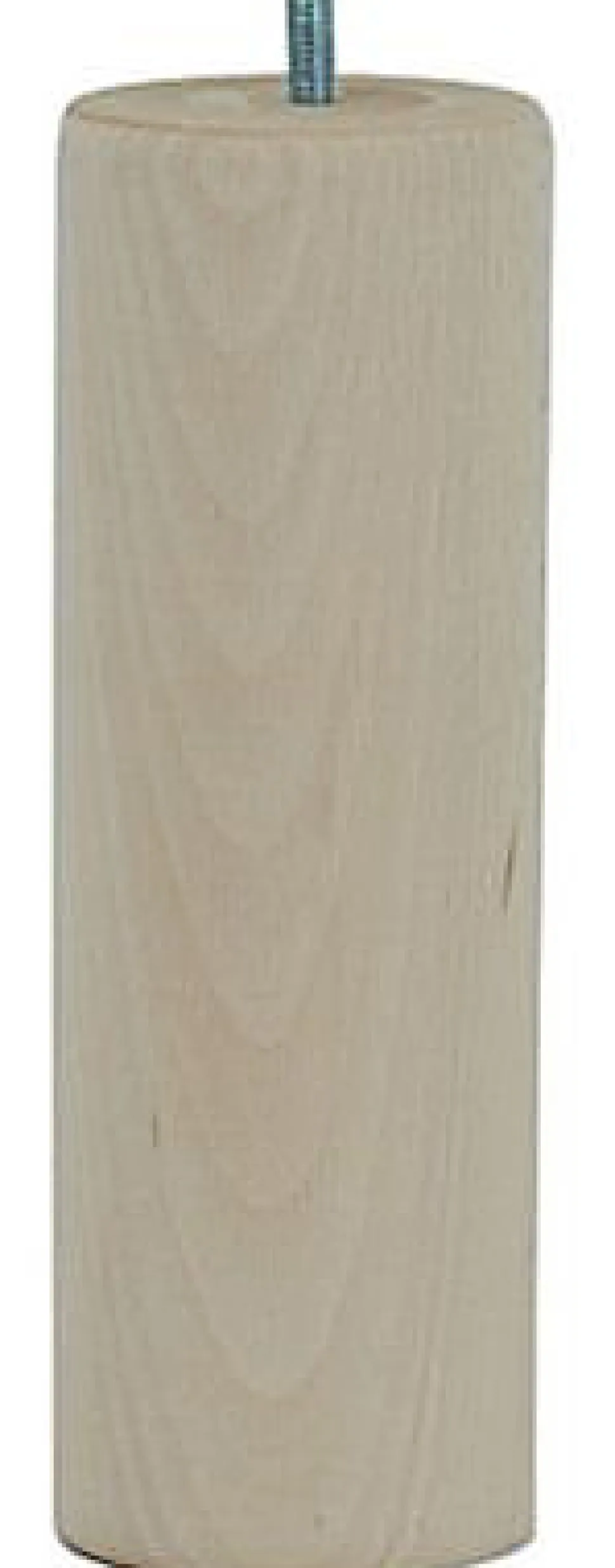 Pied de lit cylindrique H. 200 mm x ø70 mm brut
