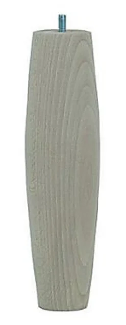 Pied de lit olive H. 250 mm x Ø 68 mm brut