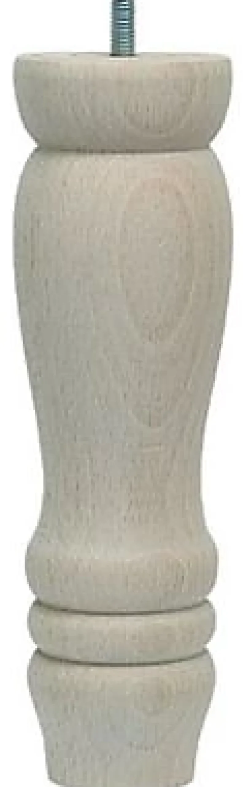 Pied de lit Quercy H. 200 mm x Ø 58 mm brut