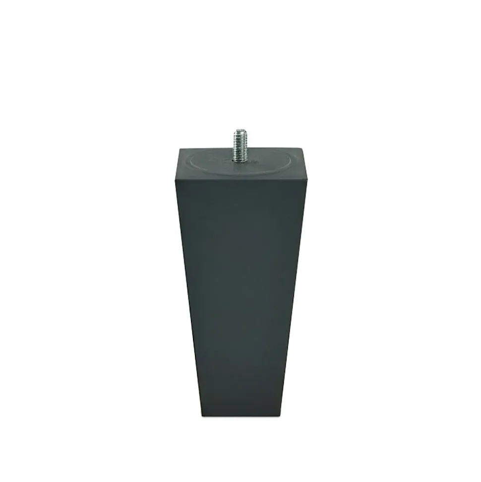 Pied de lit triangulaire Gris Hauteur 16 cm (vendu à l'unité)