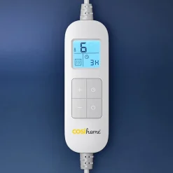 Plaid Chauffant Électrique En Polaire & Sherpa - Gris