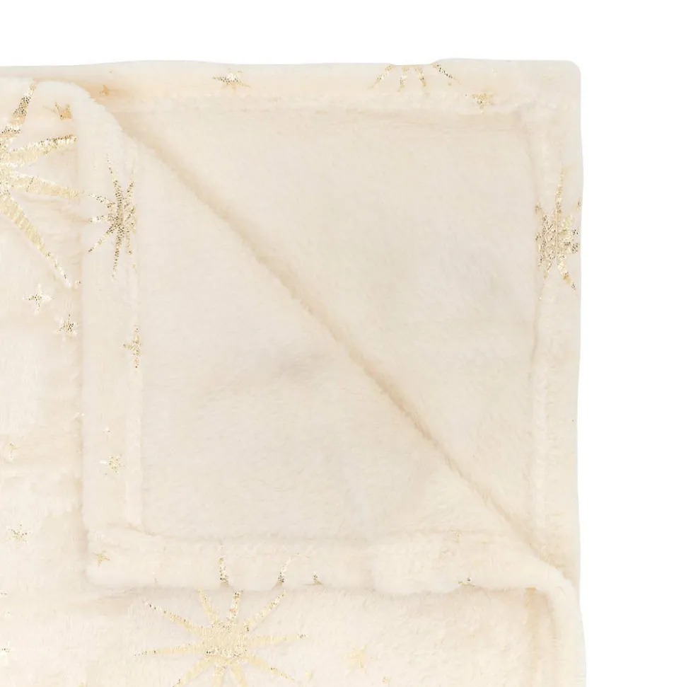 PLAID ETOILE OR MAGI 130X180CM - Atmosphera