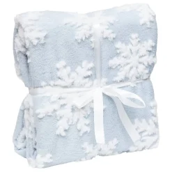 Plaid flocon malou 130x180cm - feeric lights & christmas