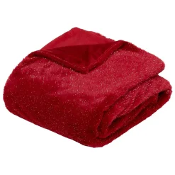 Plaid four tilde rouge 130x180 - feeric lights & christmas