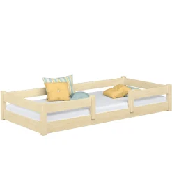 Plancher lit bas Lila 160x80 cm - Montessori bois naturel