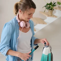 Poignée télescopique GoodHome plastique et acier L.1,5m