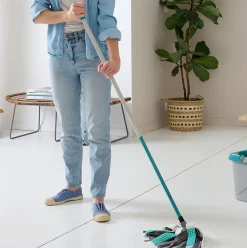 Poignée télescopique GoodHome plastique et acier L.1,5m