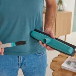 Poignée télescopique GoodHome plastique et acier L.1,5m