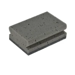 Éponge à récurer noire L.13 x l.4,5 x ép.9 cm