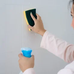 Éponge à récurer vendue par 10 multi-usages L.13 x l.8,4 x ep.2,4 cm