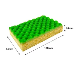 Éponge anti-rayures vendue par 10 L.13 x l.8,4 x ep.2,4 cm
