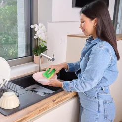 Éponge anti-rayures vendue par 10 L.13 x l.8,4 x ep.2,4 cm