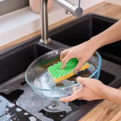 Éponge anti-rayures vendue par 10 L.13 x l.8,4 x ep.2,4 cm