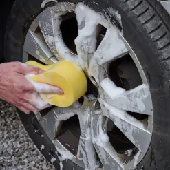 Éponge de nettoyage pour voiture non abrasive L.21 x l.6.5 x ep.11.2 cm