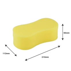 Éponge de nettoyage pour voiture non abrasive L.21 x l.6.5 x ep.11.2 cm