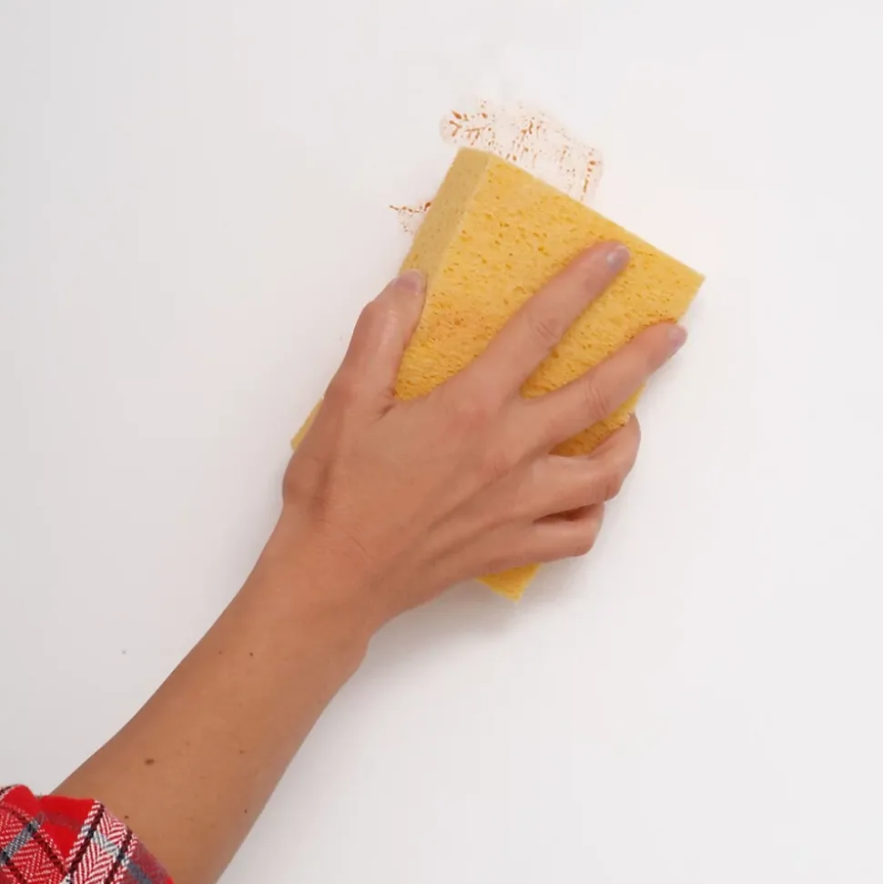 Éponge en cellulose non abrasive pour gros travaux L.14 x l.5 x ép.9,5 cm