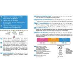Éponge grattante multi-surfaces vendue par 2