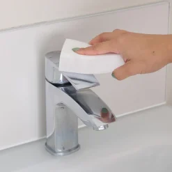 Éponge magique blanc L.11 x l.6,5 x Ép.2,5cm vendue par 3 pièces