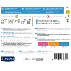 Éponge végétale Starwax l.3 x H.12 x P.18.2 cm vendue par 2