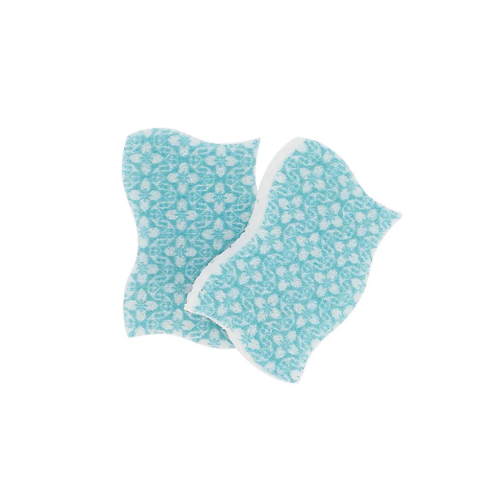Éponges grattantes nettoyage doux salle de bain x2 Elephant