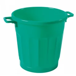 Poubelle ronde tri sélectif 50 L - vert