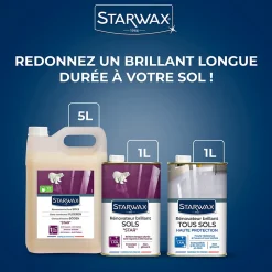 Protecteur sol carrelés Star Grand brillant longue durée Starwax 5 L