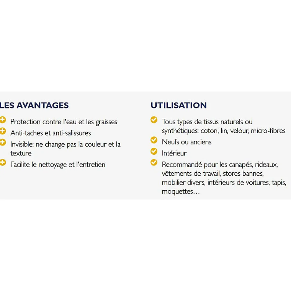 Protection anti taches tissus ou cuir TEXGUARD 5L (+ pulvérisateur offert) jusqu'à 100m²