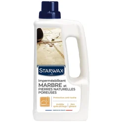 Protection anti-taches invisible marbre et pierres naturelles Starwax 1L