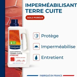 Protection anti-taches tomettes et terres cuites Starwax 1L
