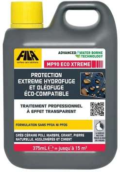 Protection extrême hydrofuge et oléofuge éco-compatible MP90 ECO XTREME - Le bidon de 375 mL