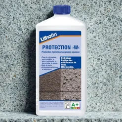 Protection W - Imprégnation hydrofuge pour les pierres naturelles - Lithofin - 1 L
