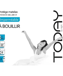 Protege Matelas 160x200cm Imperméable Today A Bouillir
